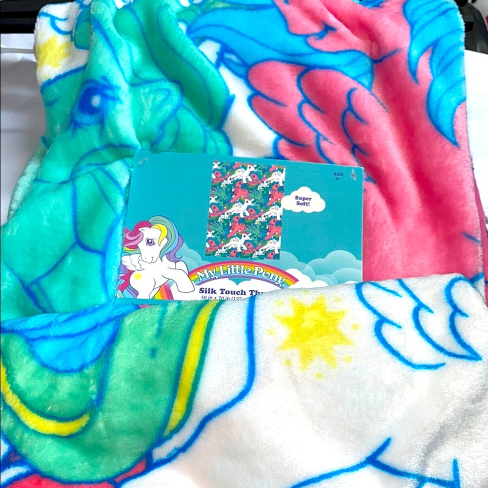My little pony silk touch plush throw